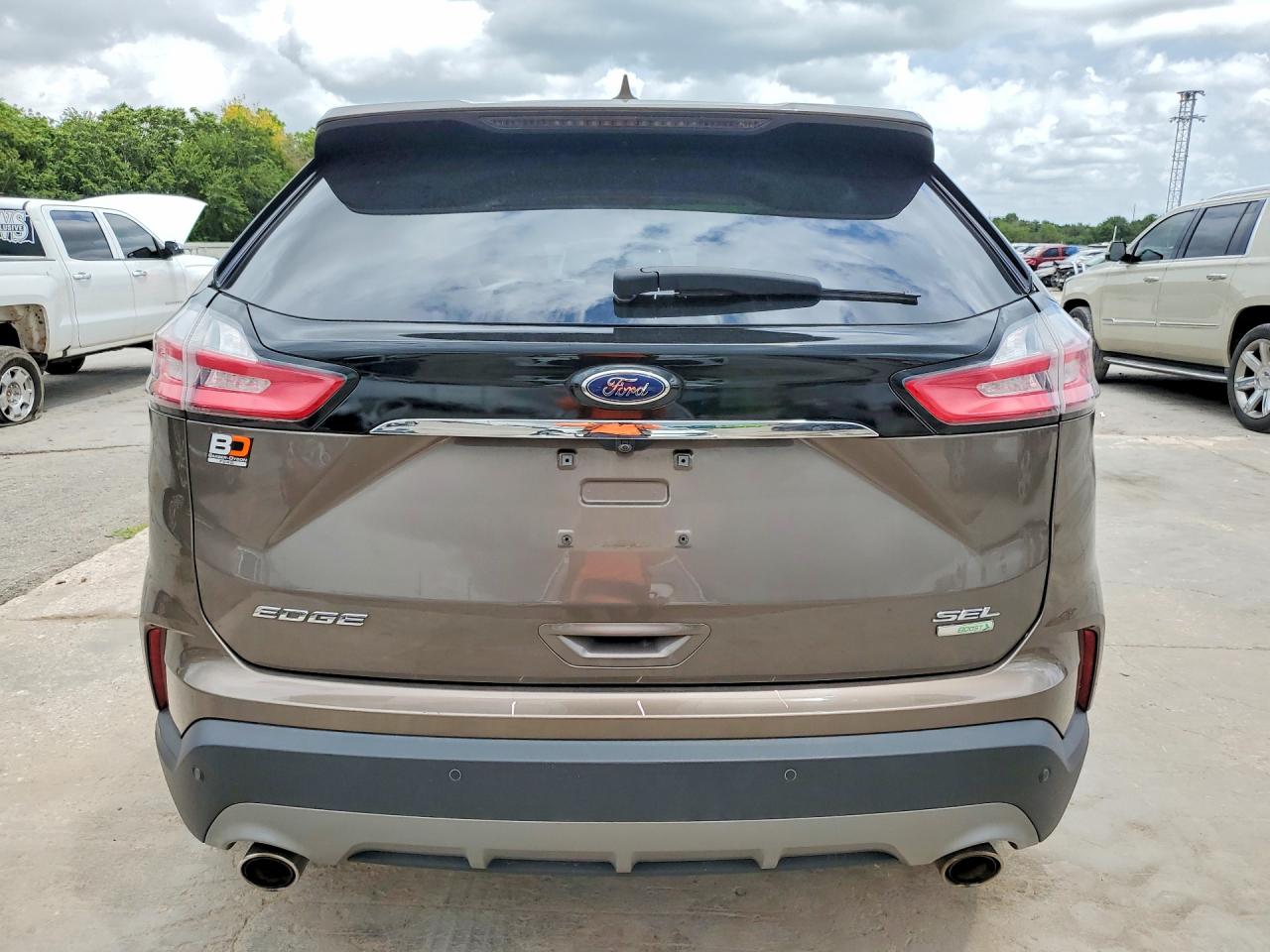 2019 Ford Edge Sel Gray vin: 2FMPK3J97KBC00930