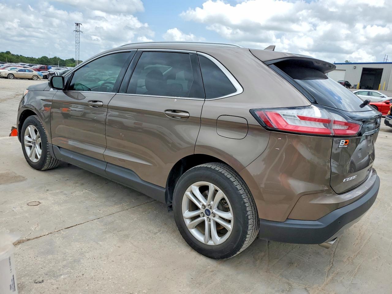 2019 Ford Edge Sel Gray vin: 2FMPK3J97KBC00930