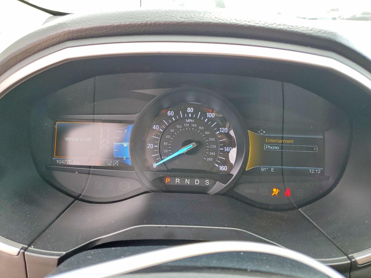 2019 Ford Edge Sel Gray vin: 2FMPK3J97KBC00930
