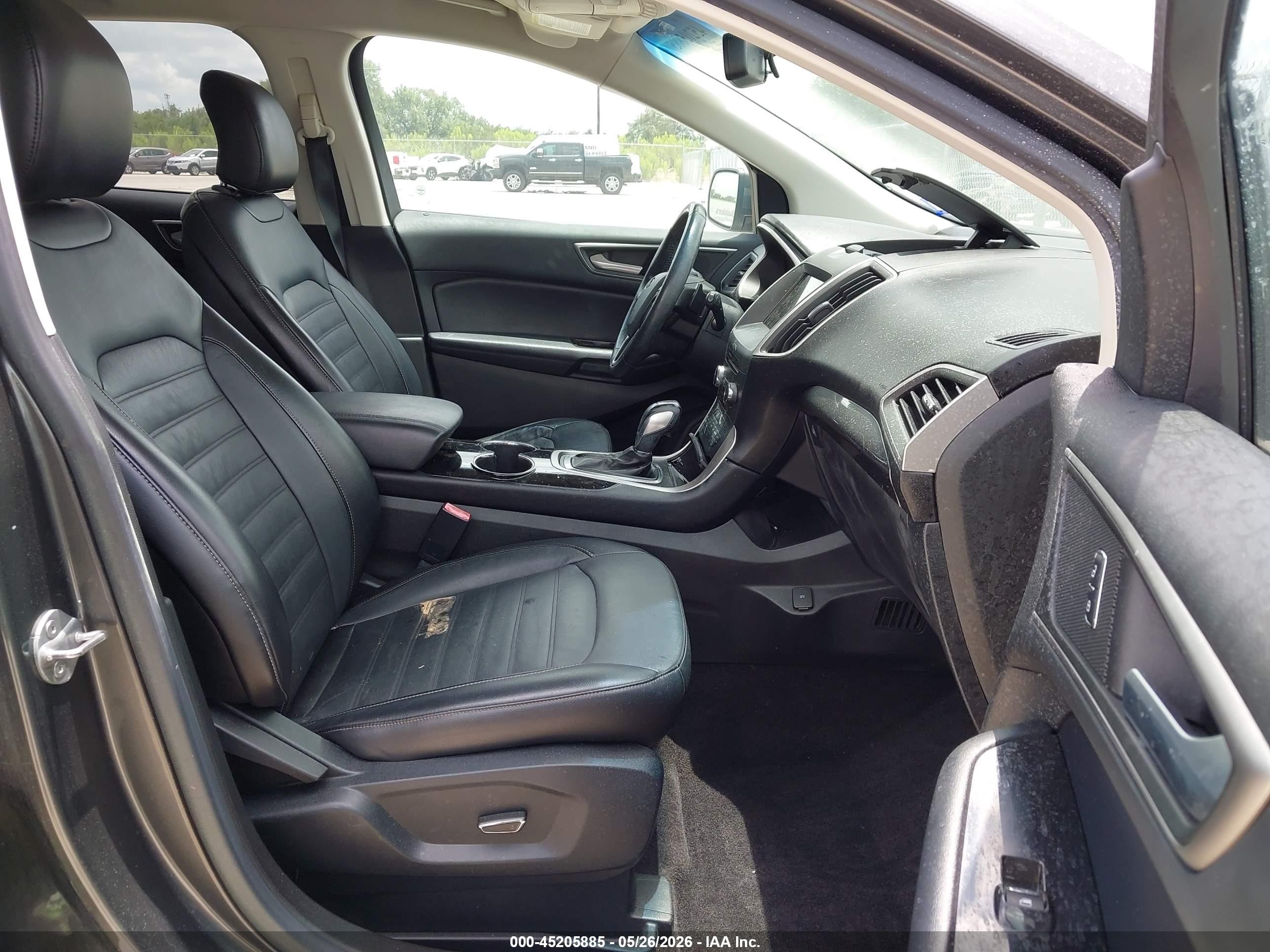 2016 Ford Edge Sel Gray vin: 2FMPK3J98GBC51778