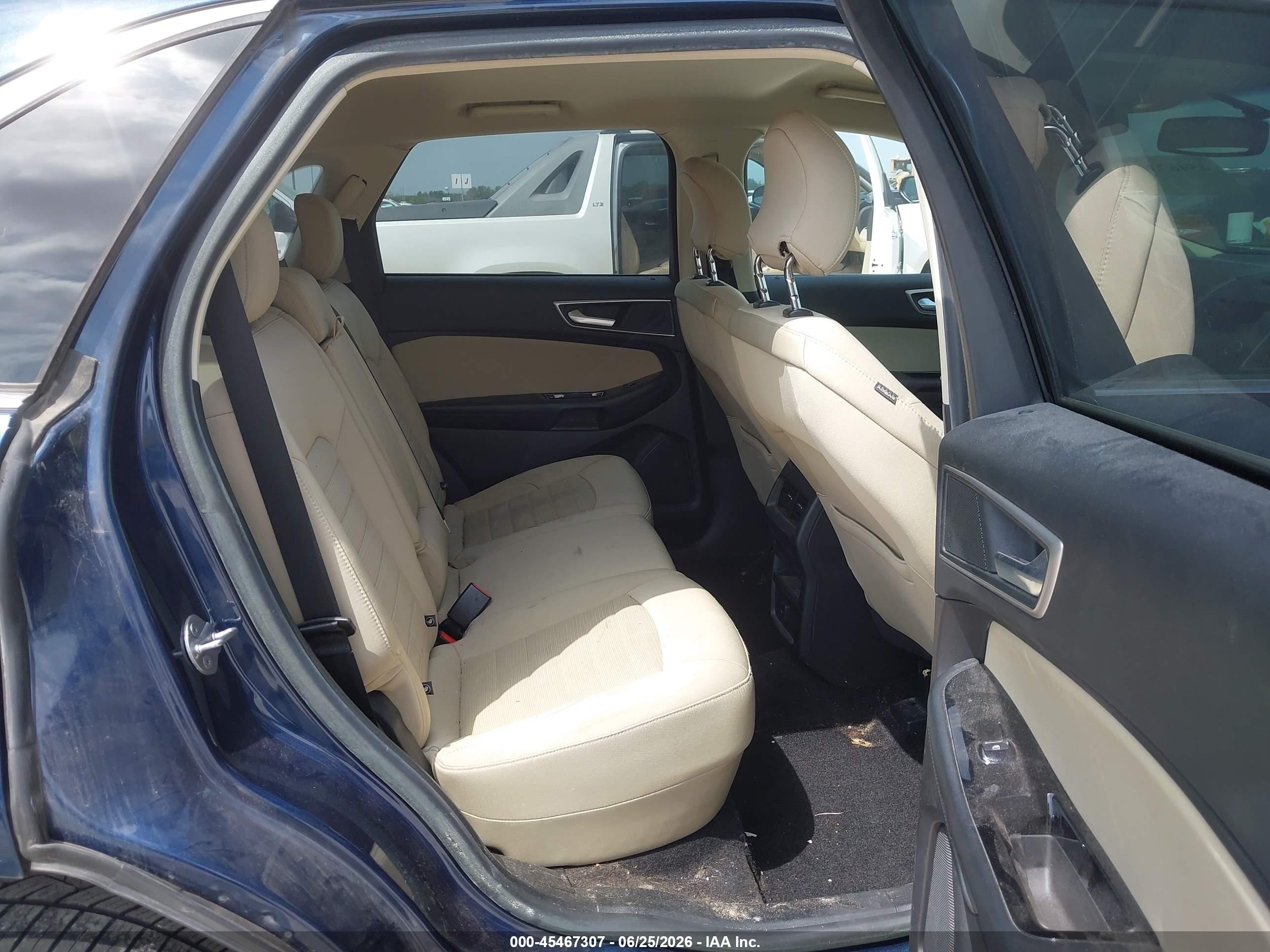 2017 Ford Edge Sel Dark Blue vin: 2FMPK3J98HBC43763