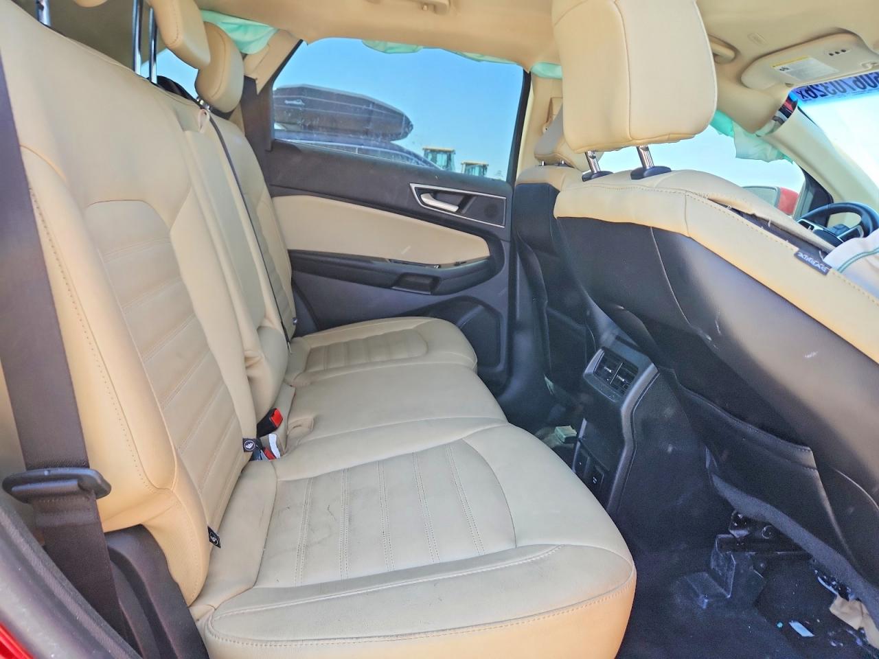 2020 Ford Edge Sel Red vin: 2FMPK3J98LBA13584