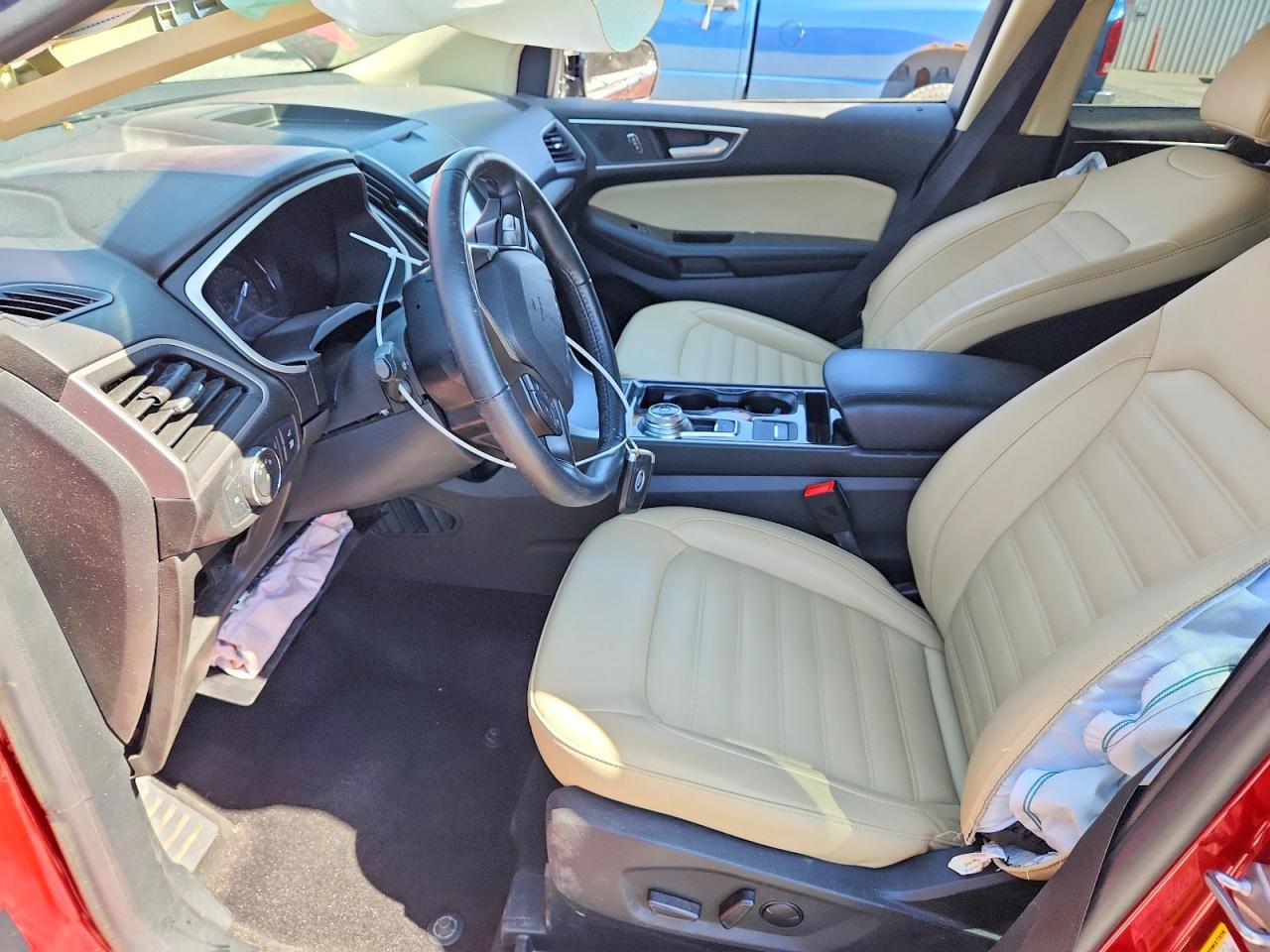 2020 Ford Edge Sel Red vin: 2FMPK3J98LBA13584