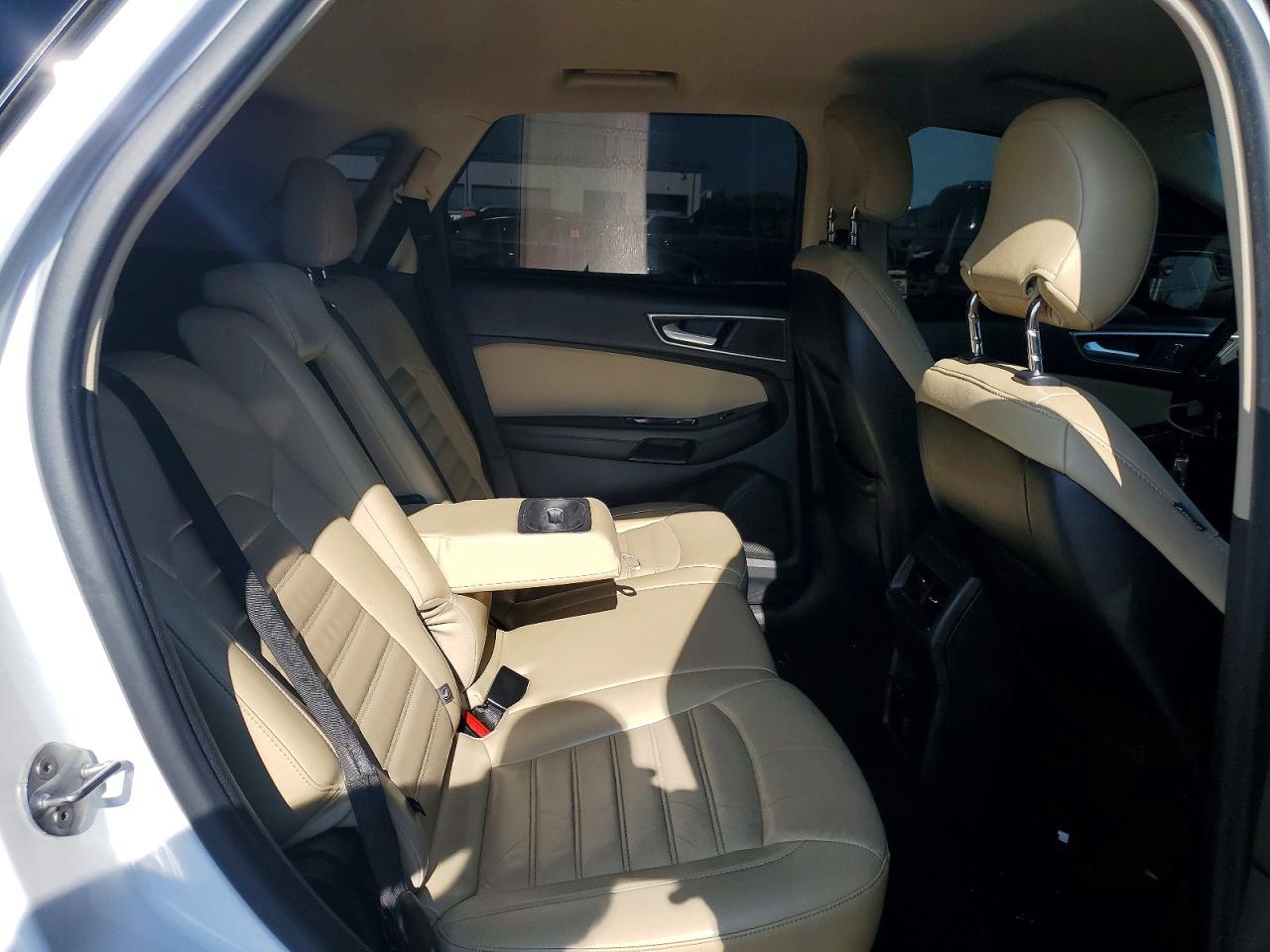 2015 Ford Edge Sel White vin: 2FMPK3J99FBC35670