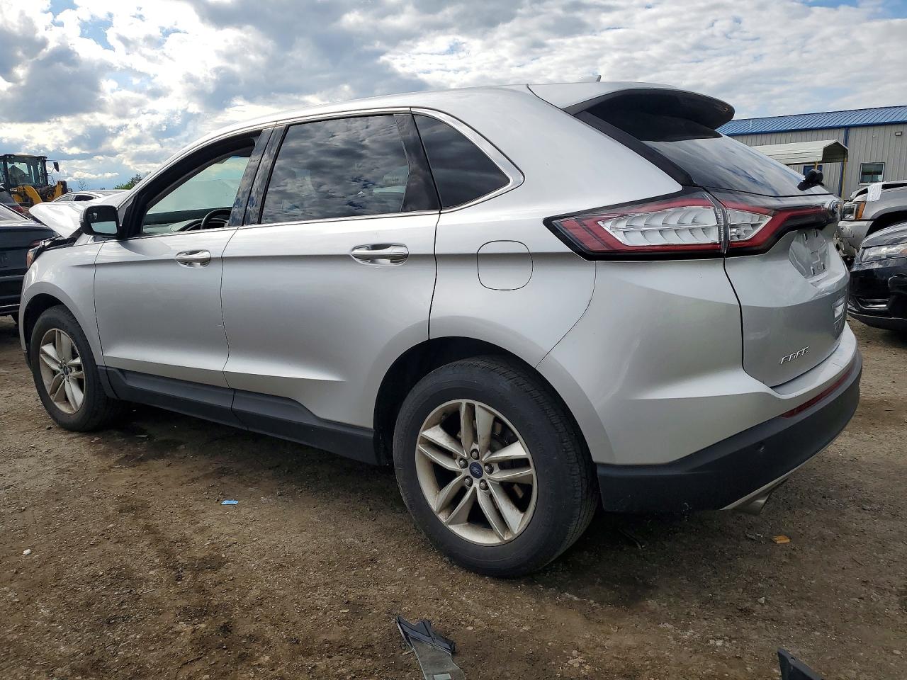 2016 Ford Edge Sel Silver vin: 2FMPK3J9XGBC49076