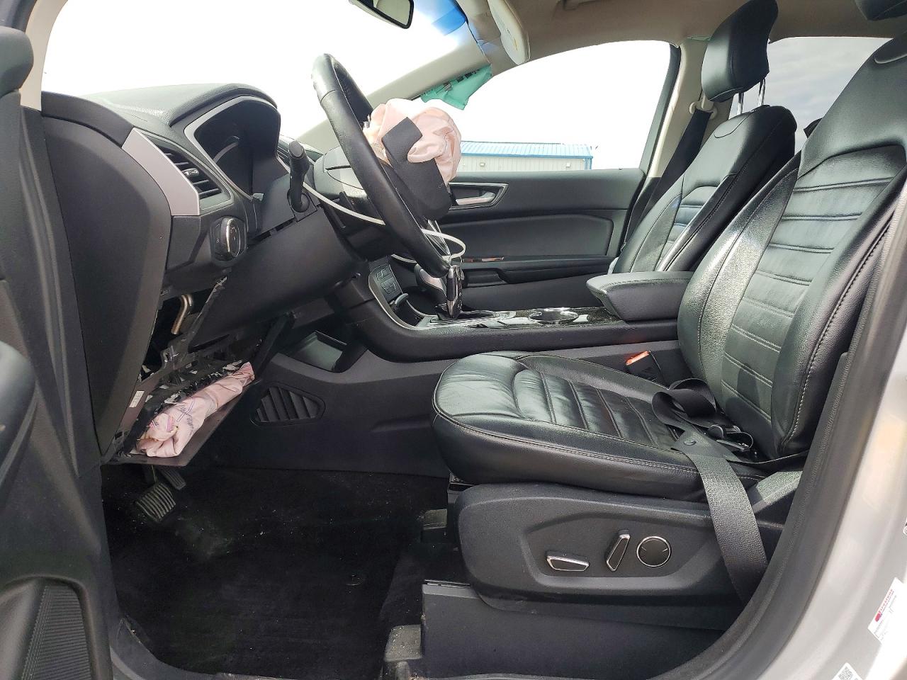 2016 Ford Edge Sel Silver vin: 2FMPK3J9XGBC49076