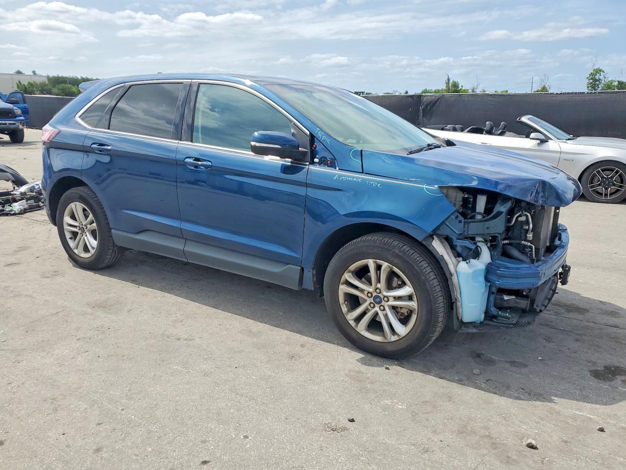 2020 Ford Edge Sel Blue vin: 2FMPK3J9XLBB53443