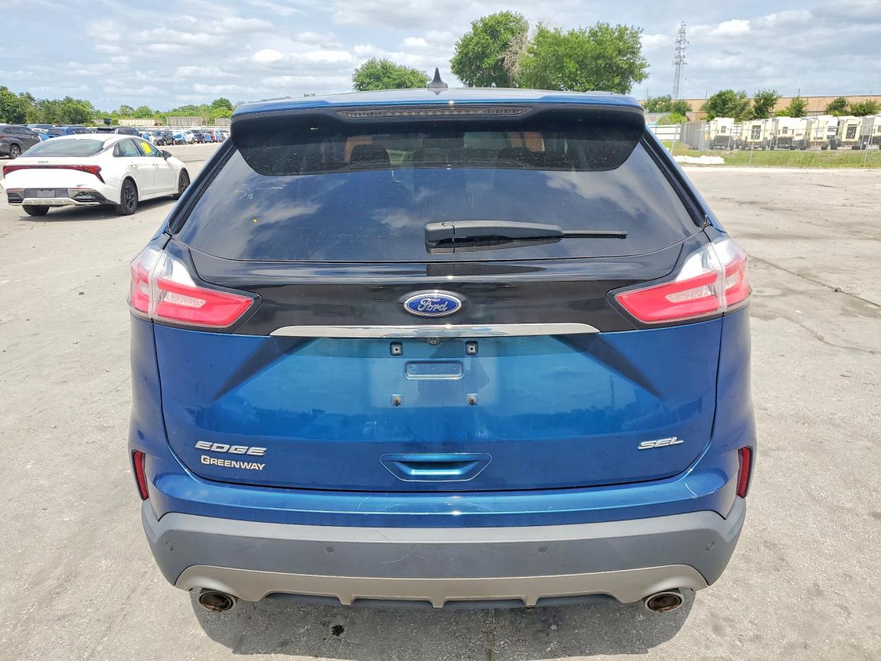 2020 Ford Edge Sel Blue vin: 2FMPK3J9XLBB53443