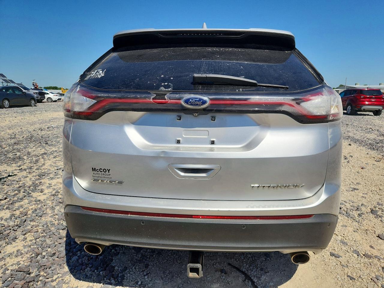 2015 Ford Edge Titanium Серебряный vin: 2FMPK3K81FBB12337