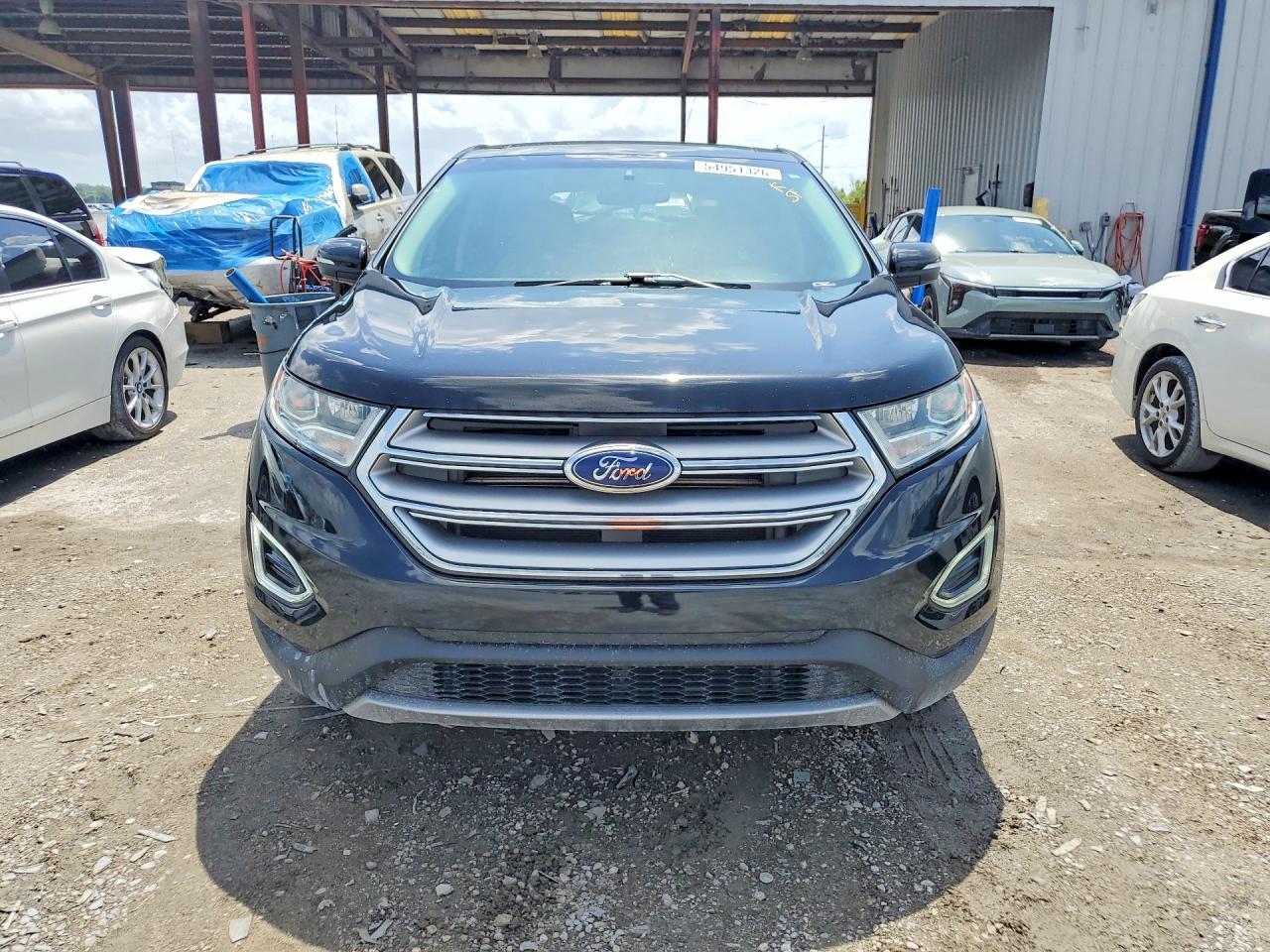 2018 Ford Edge Titanium Черный vin: 2FMPK3K81JBC13578