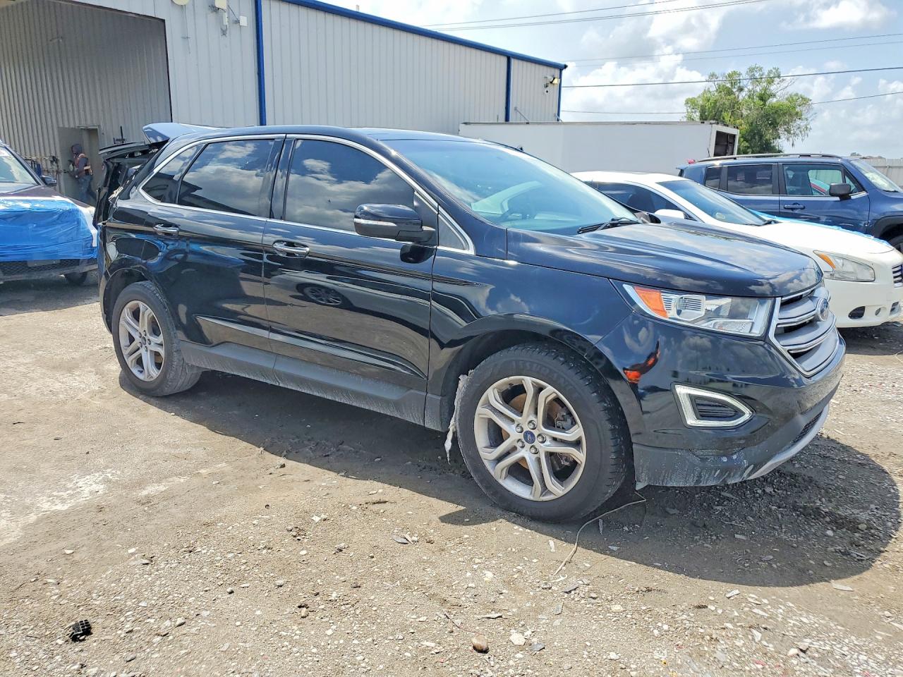 2018 Ford Edge Titanium Черный vin: 2FMPK3K81JBC13578
