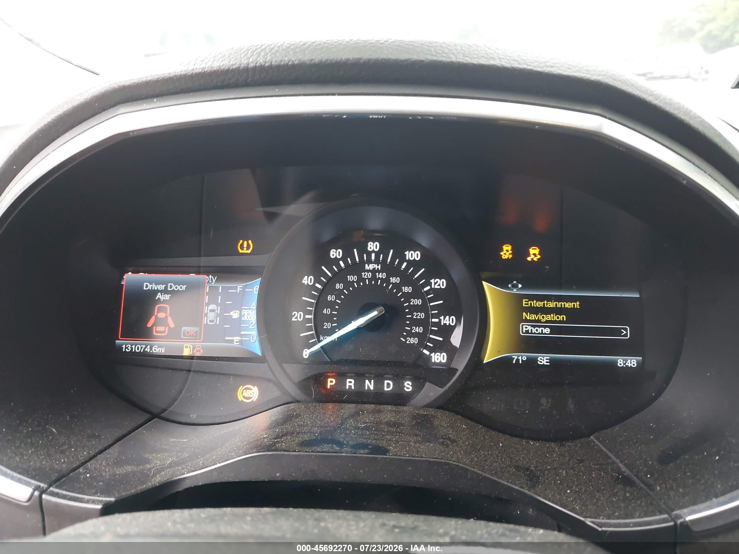 2015 Ford Edge Titanium Black vin: 2FMPK3K82FBB43953