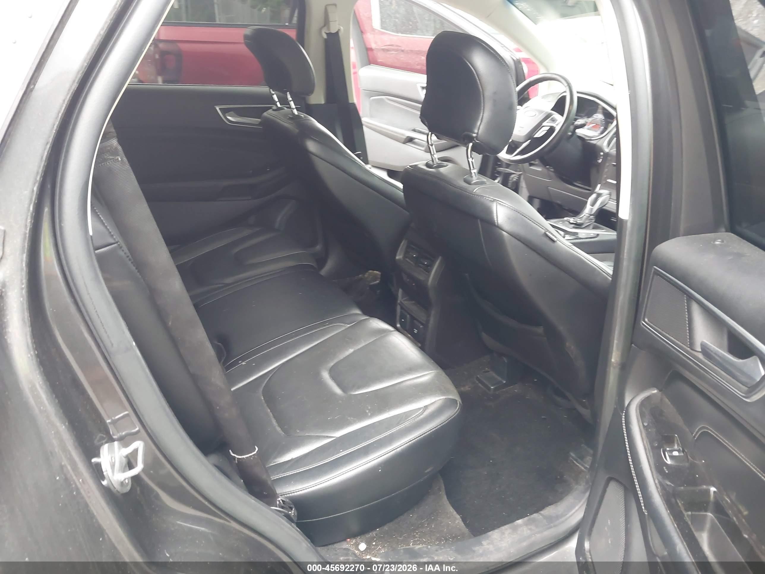 2015 Ford Edge Titanium Black vin: 2FMPK3K82FBB43953