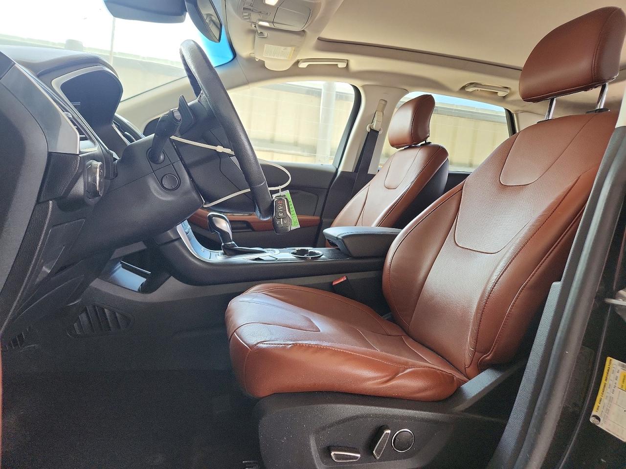 2016 Ford Edge Titanium Черный vin: 2FMPK3K83GBB76851