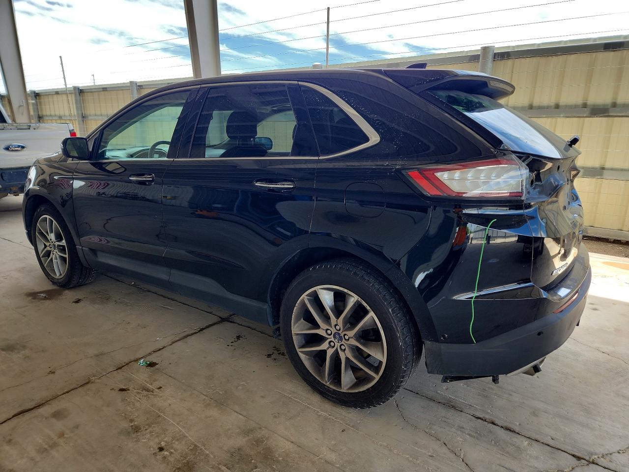 2016 Ford Edge Titanium Черный vin: 2FMPK3K83GBB76851