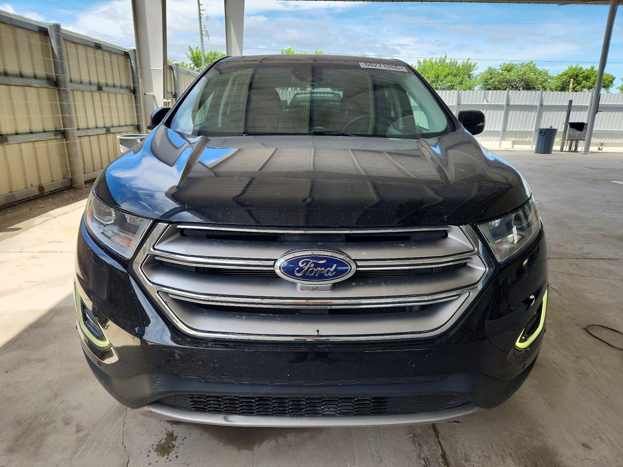 2016 Ford Edge Titanium Черный vin: 2FMPK3K83GBB76851
