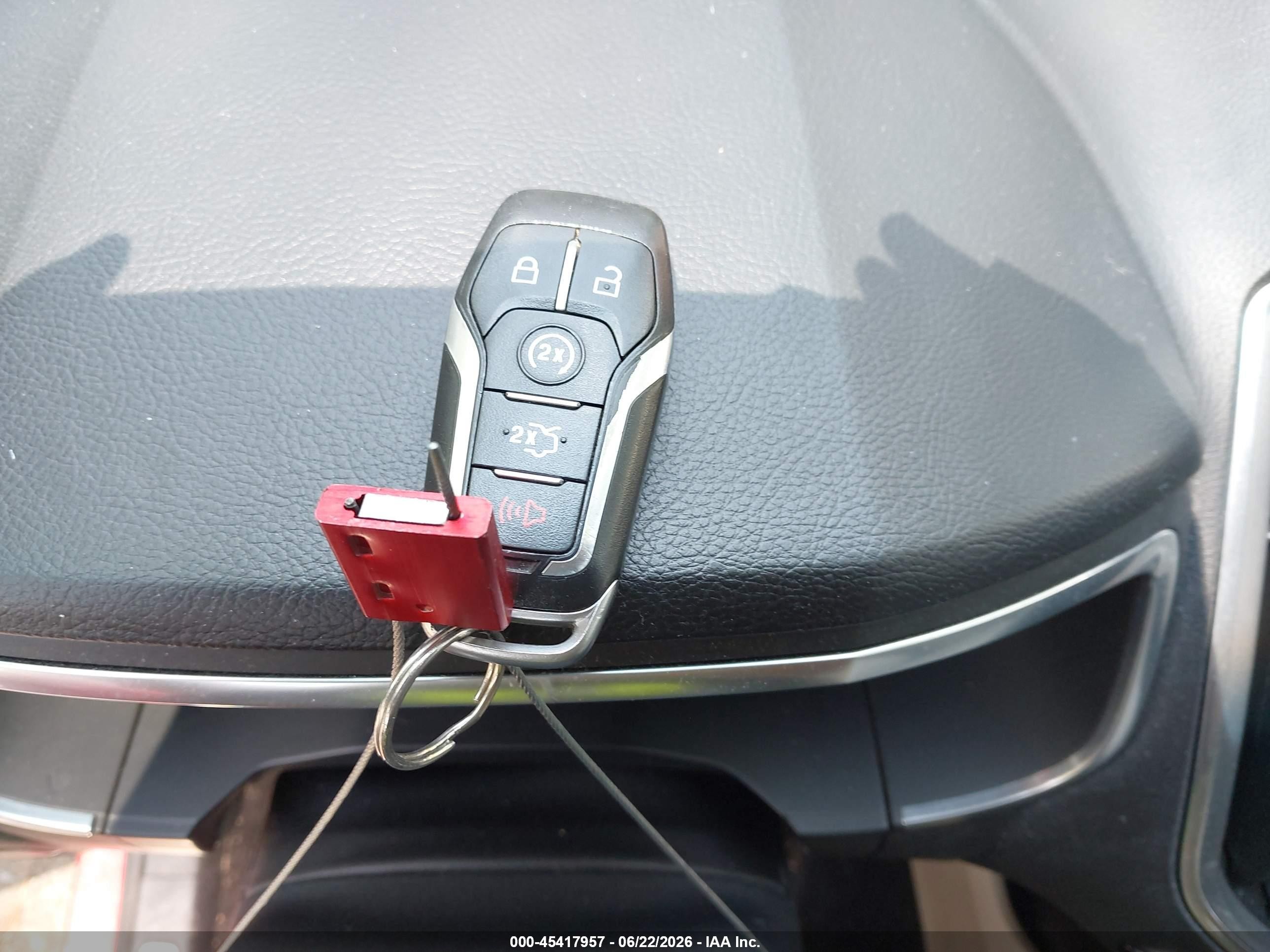 2015 Ford Edge Titanium Red vin: 2FMPK3K84FBB54808