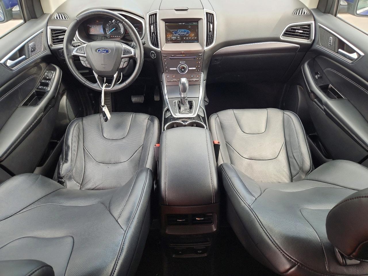 2015 Ford Edge Titanium Blue vin: 2FMPK3K86FBC39181