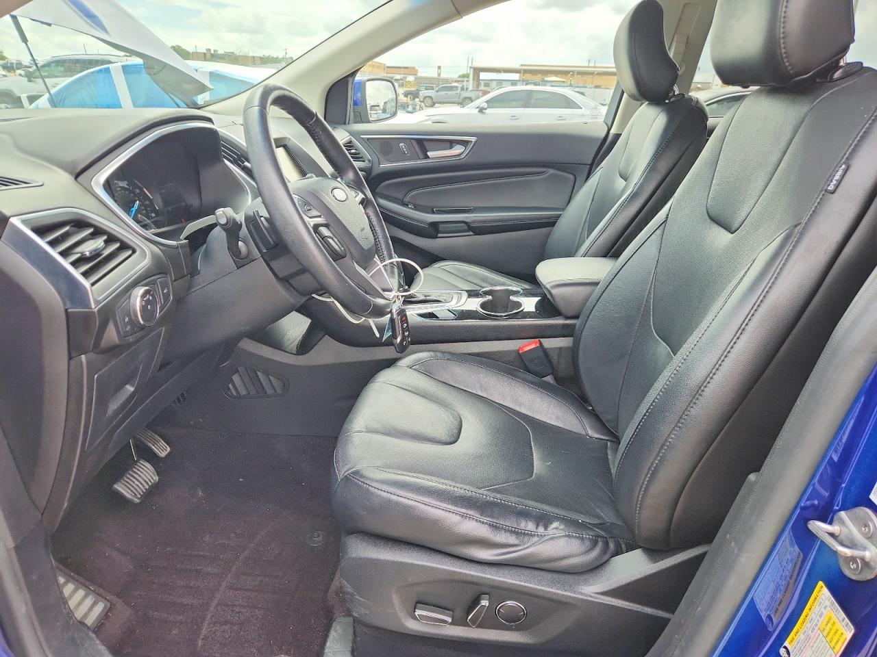 2015 Ford Edge Titanium Blue vin: 2FMPK3K86FBC39181