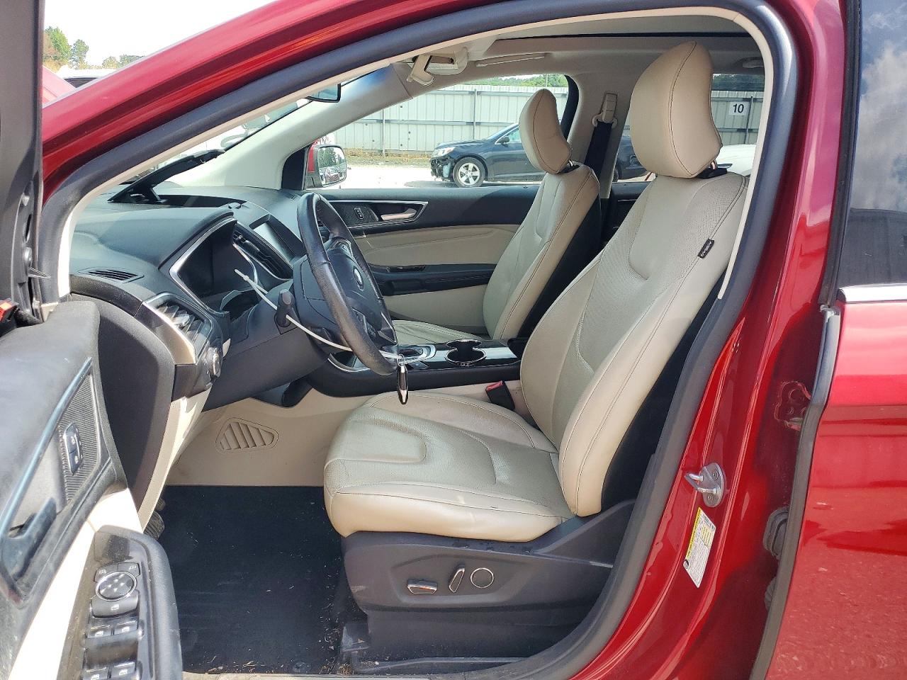 2015 Ford Edge Titanium Бордовый vin: 2FMPK3K89FBB11386