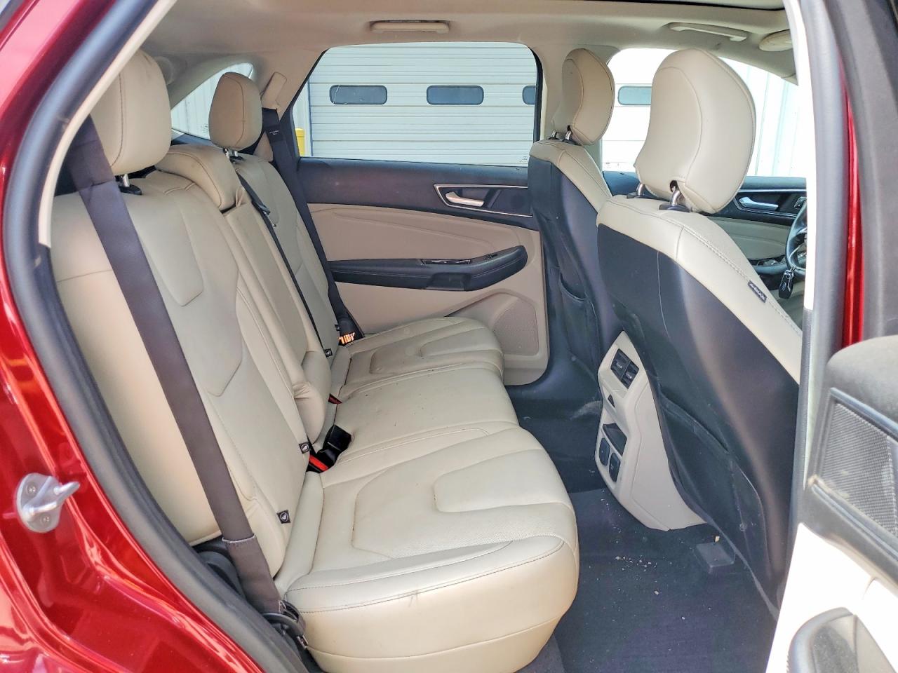 2015 Ford Edge Titanium Бордовый vin: 2FMPK3K89FBB11386