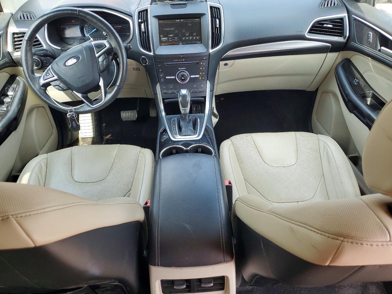 2015 Ford Edge Titanium Бордовый vin: 2FMPK3K89FBB11386