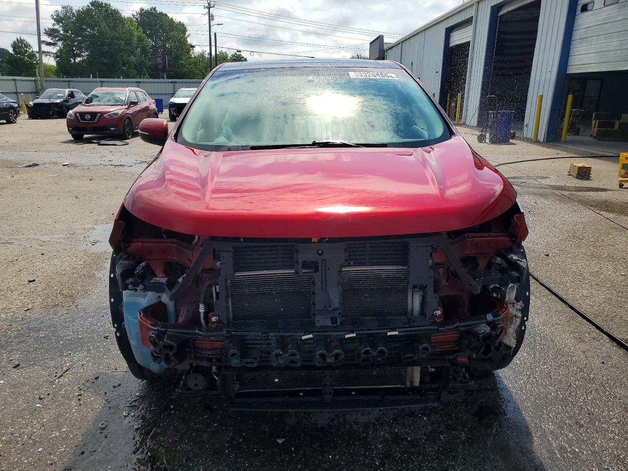 2015 Ford Edge Titanium Бордовый vin: 2FMPK3K89FBB11386