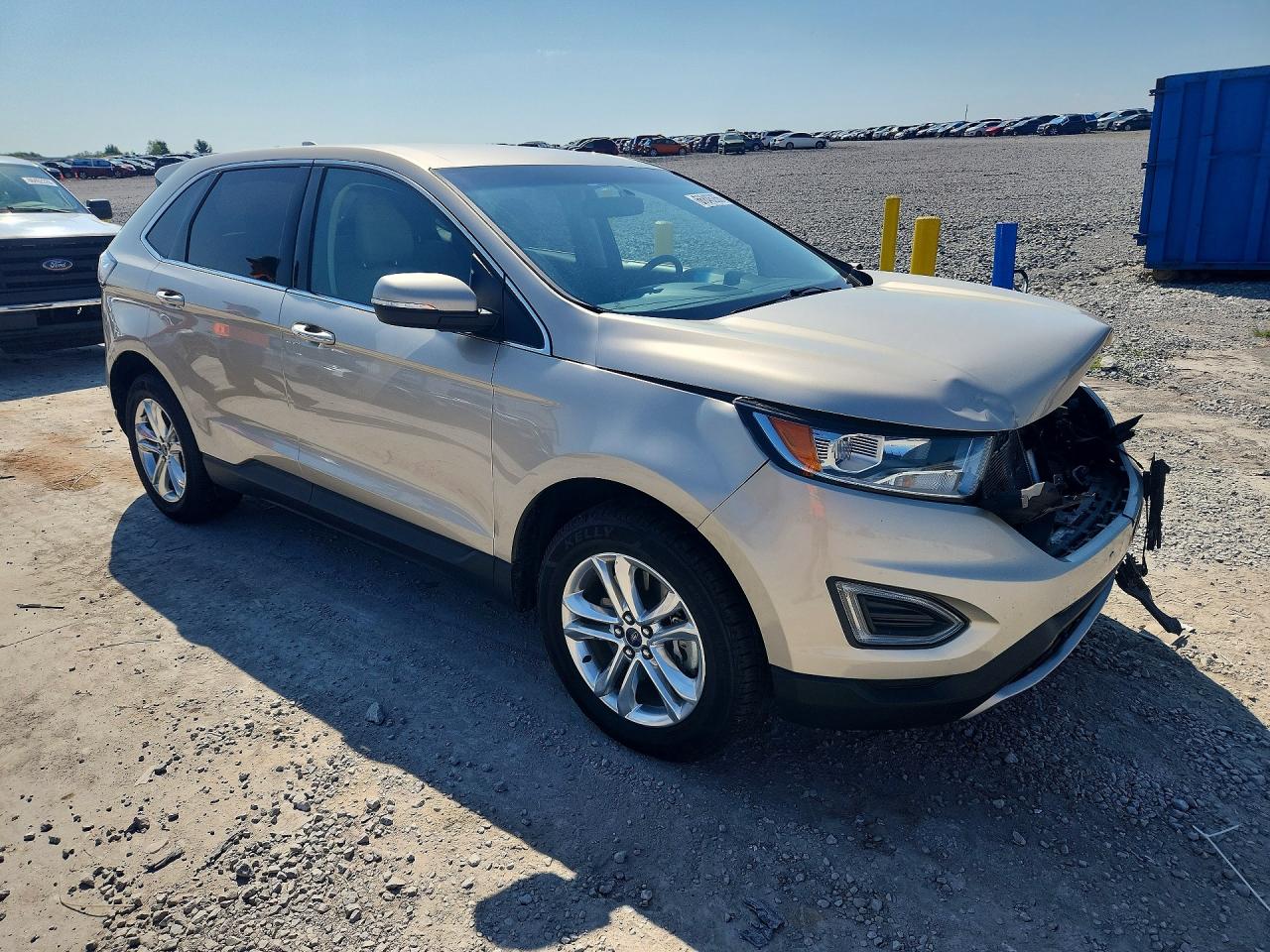 2017 Ford Edge Titanium Black vin: 2FMPK3K89HBC40893