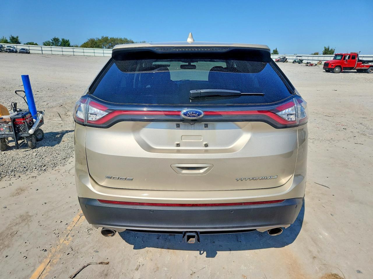 2017 Ford Edge Titanium Black vin: 2FMPK3K89HBC40893