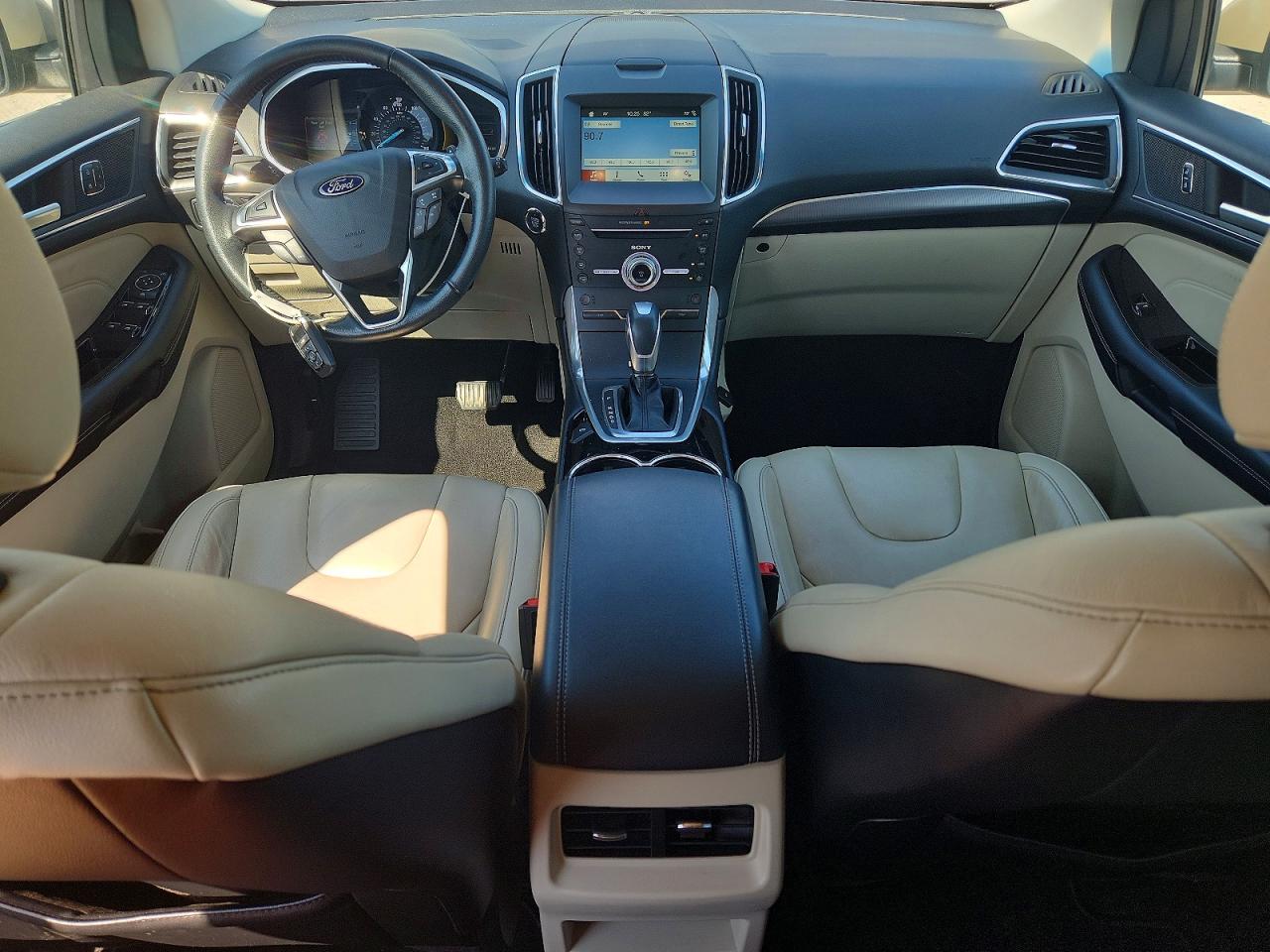2017 Ford Edge Titanium Black vin: 2FMPK3K89HBC40893