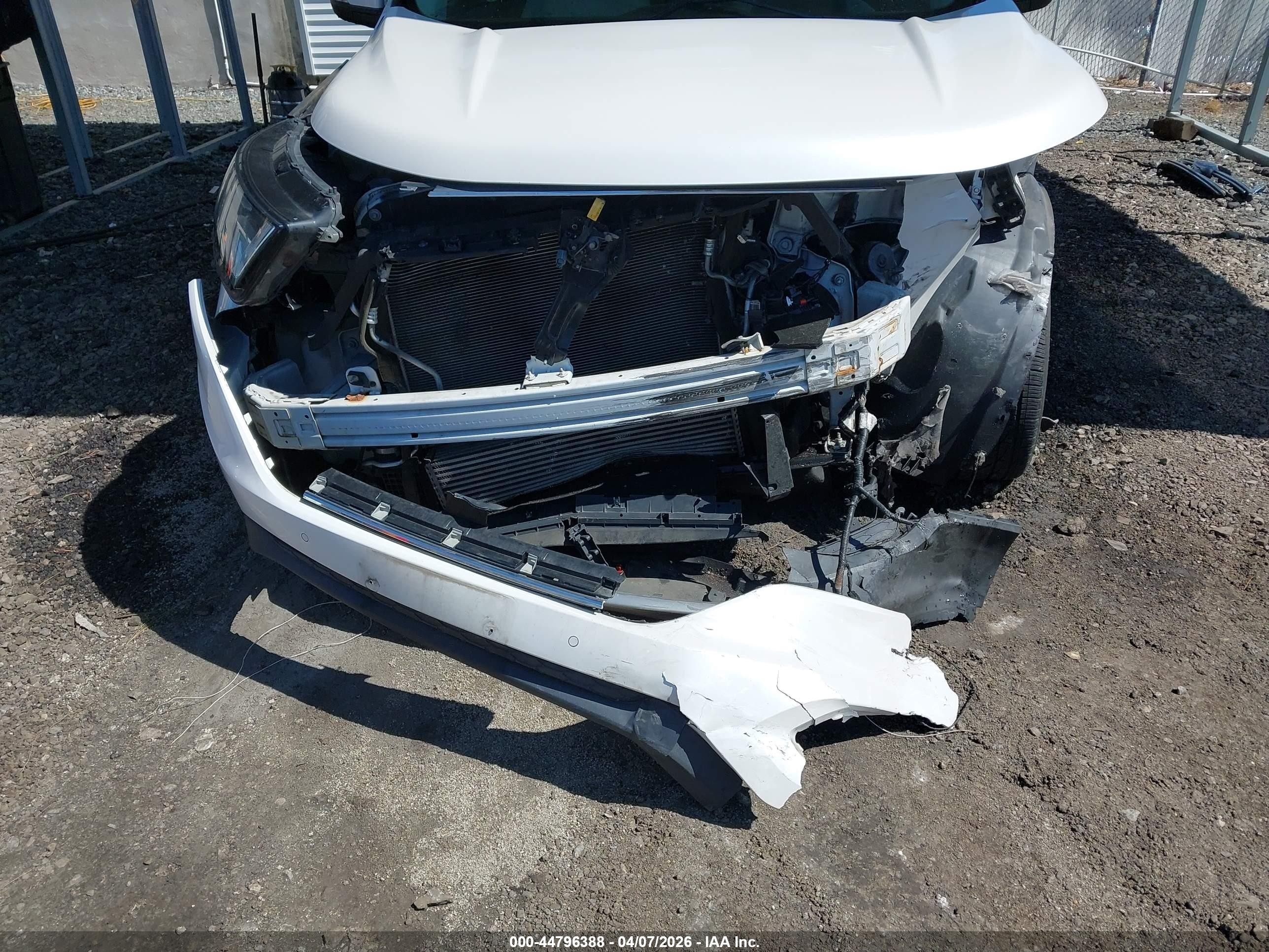 2015 Ford Edge Titanium Белый vin: 2FMPK3K90FBB59416