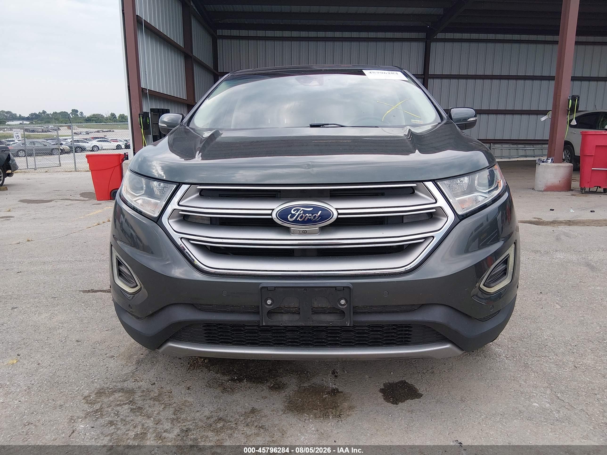 2015 Ford Edge Titanium Black vin: 2FMPK3K90FBC33868