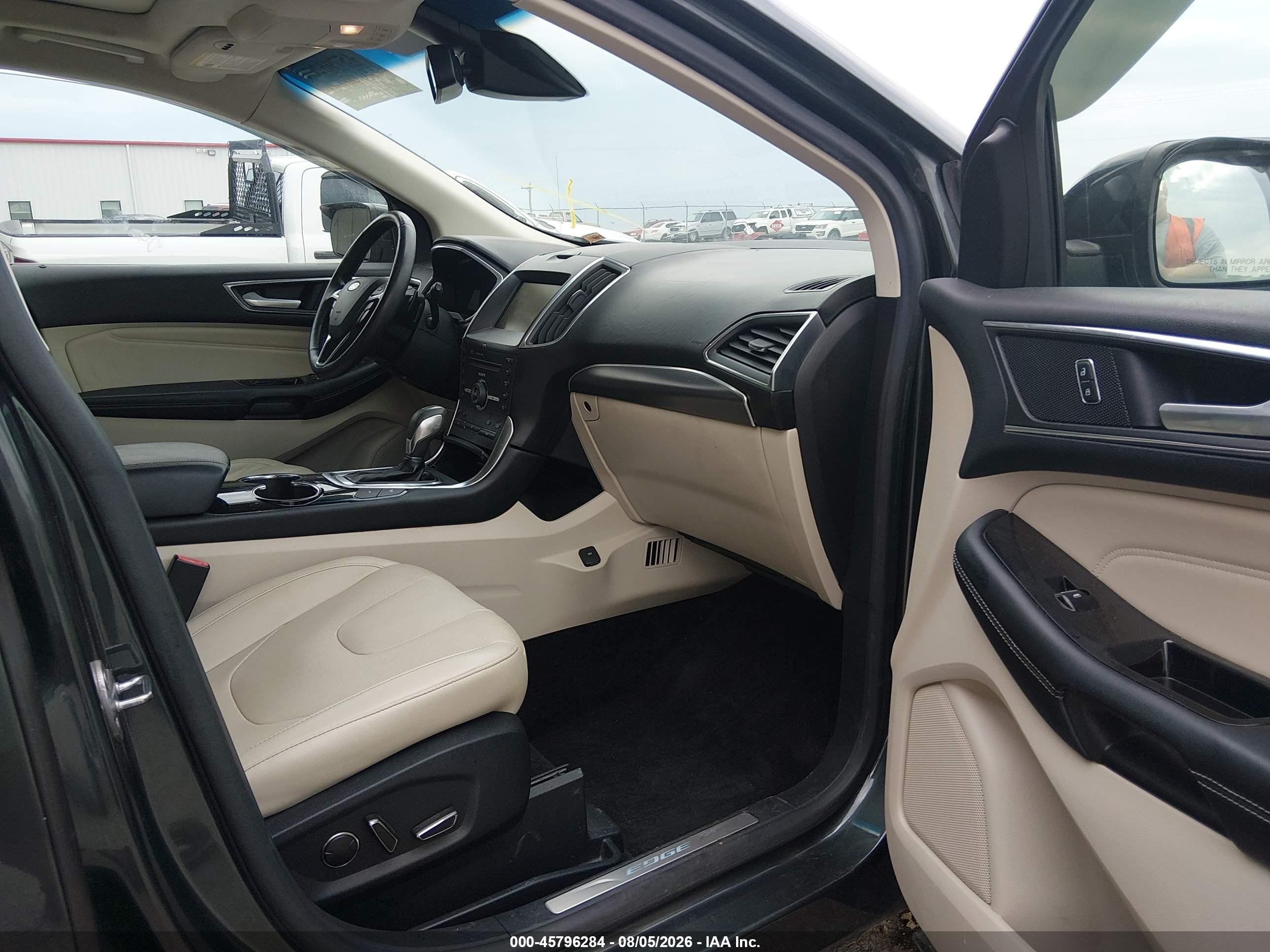 2015 Ford Edge Titanium Black vin: 2FMPK3K90FBC33868