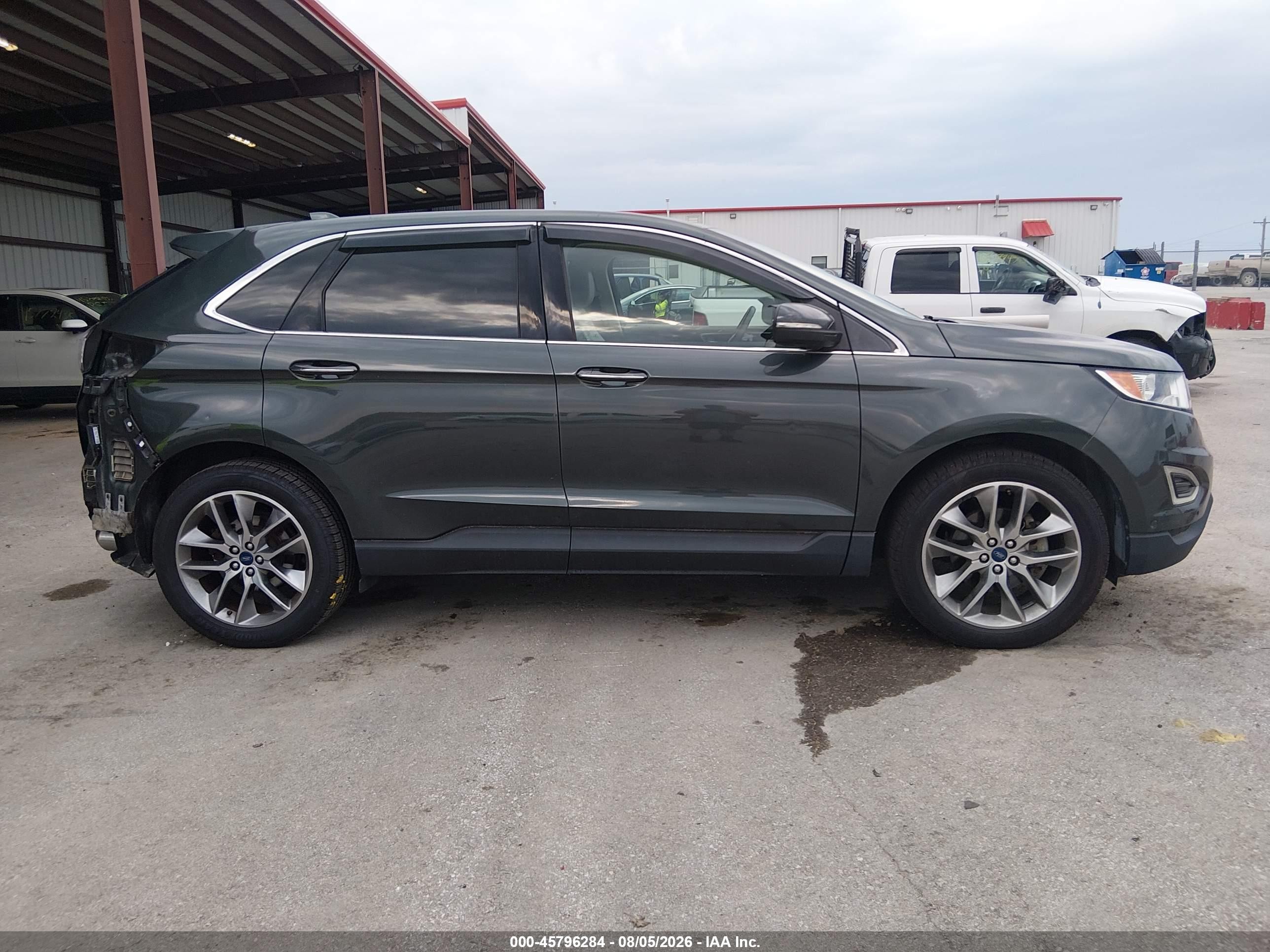 2015 Ford Edge Titanium Black vin: 2FMPK3K90FBC33868