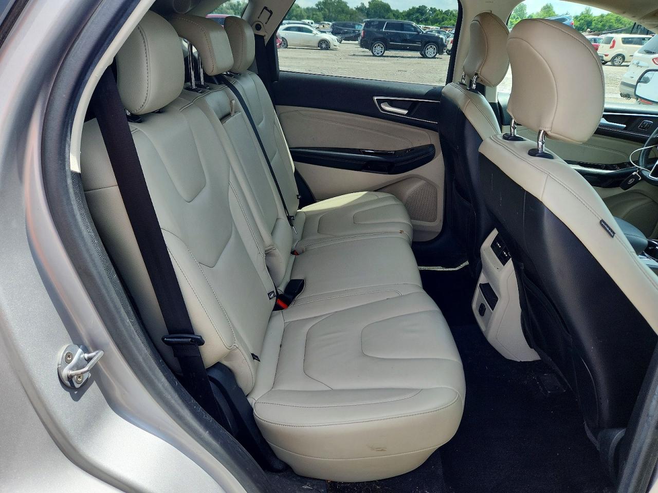 2018 Ford Edge Titanium Серебряный vin: 2FMPK3K90JBB42625