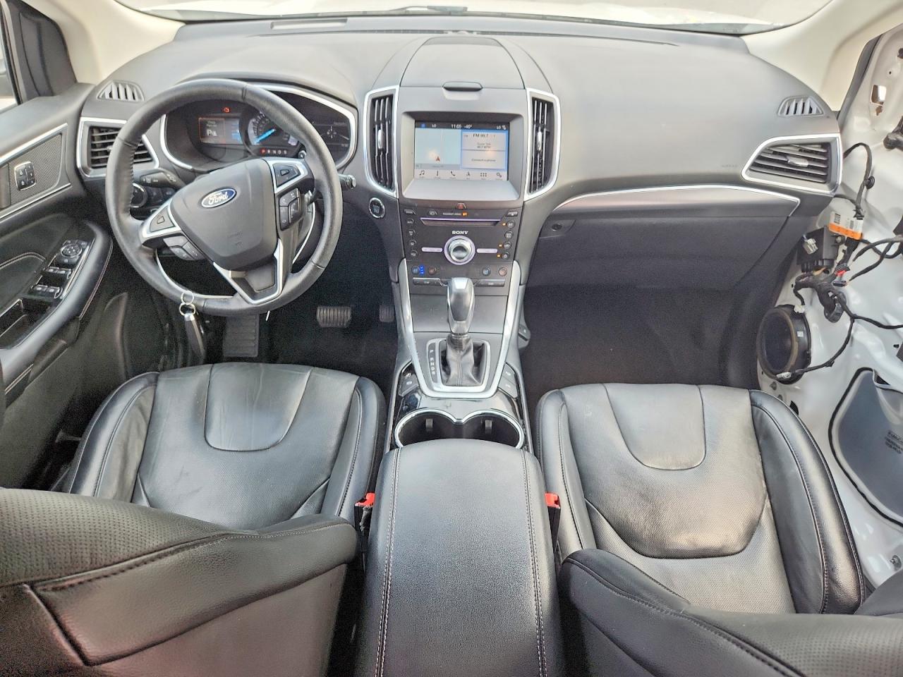 2018 Ford Edge Titanium White vin: 2FMPK3K90JBC04881