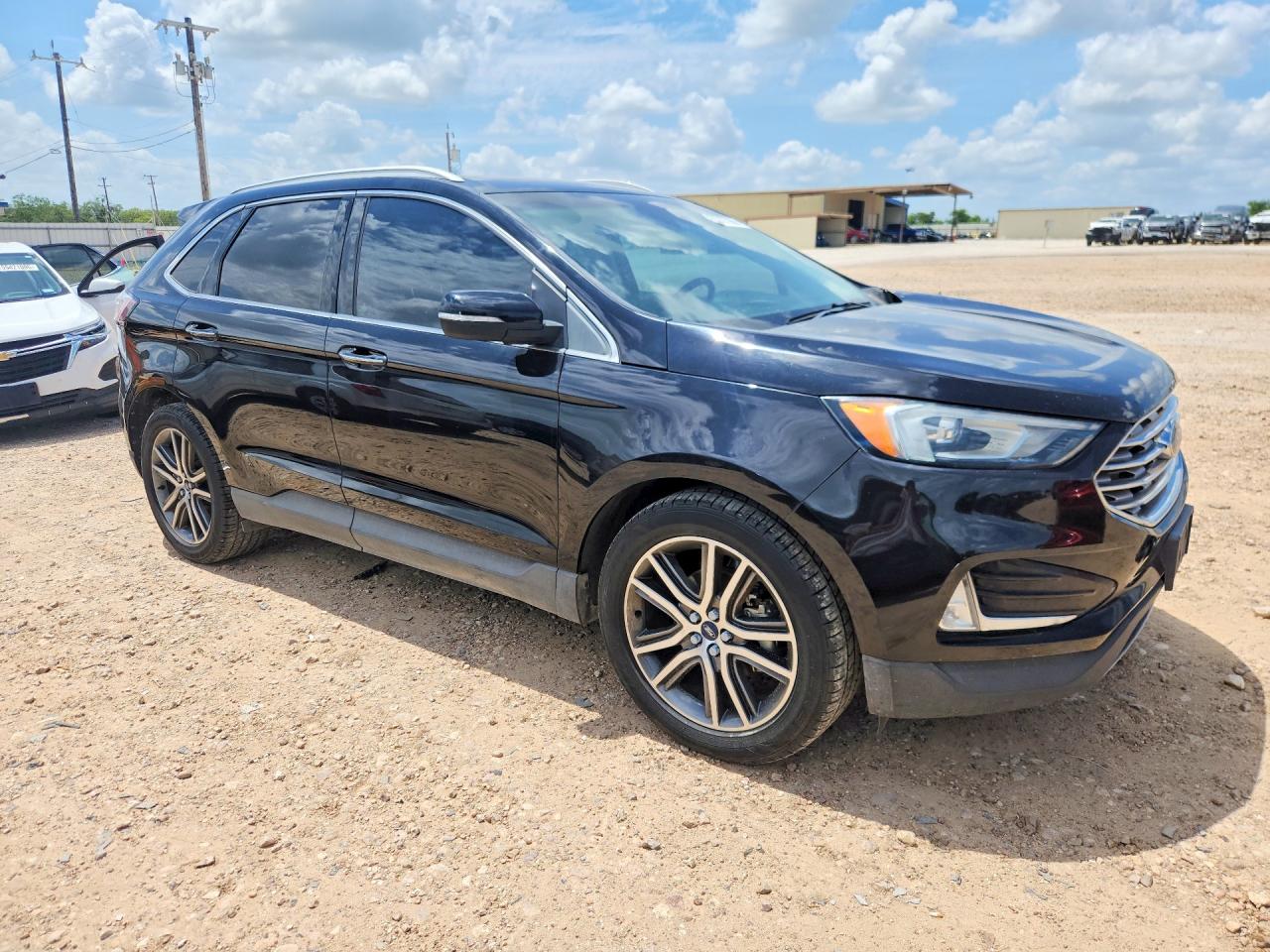 2019 Ford Edge Titanium Black vin: 2FMPK3K91KBC61818