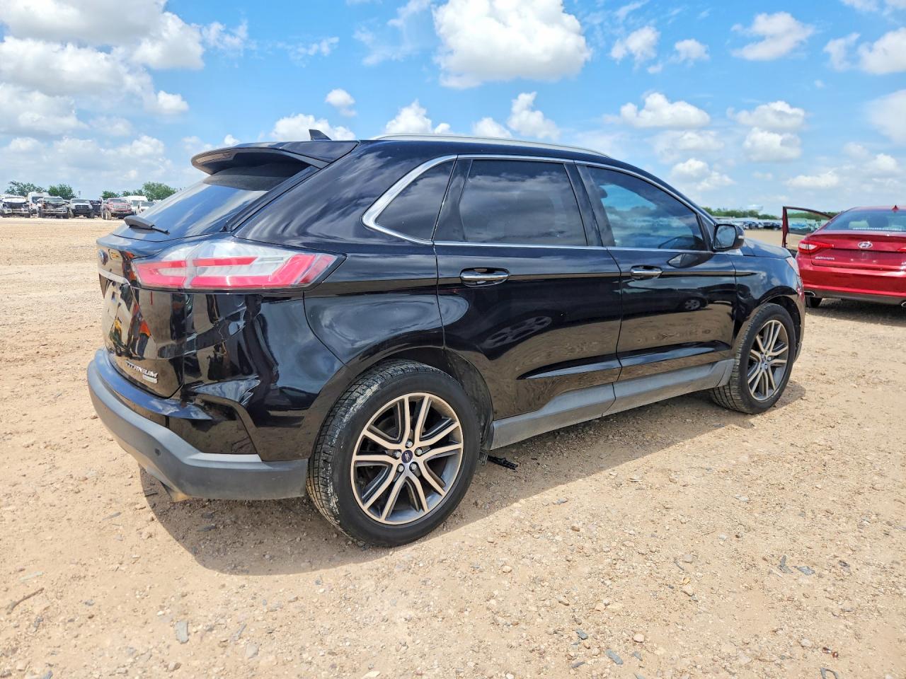 2019 Ford Edge Titanium Black vin: 2FMPK3K91KBC61818