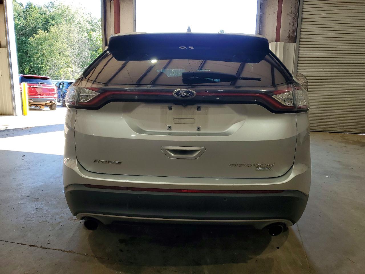 2017 Ford Edge Titanium Серебряный vin: 2FMPK3K92HBB75572