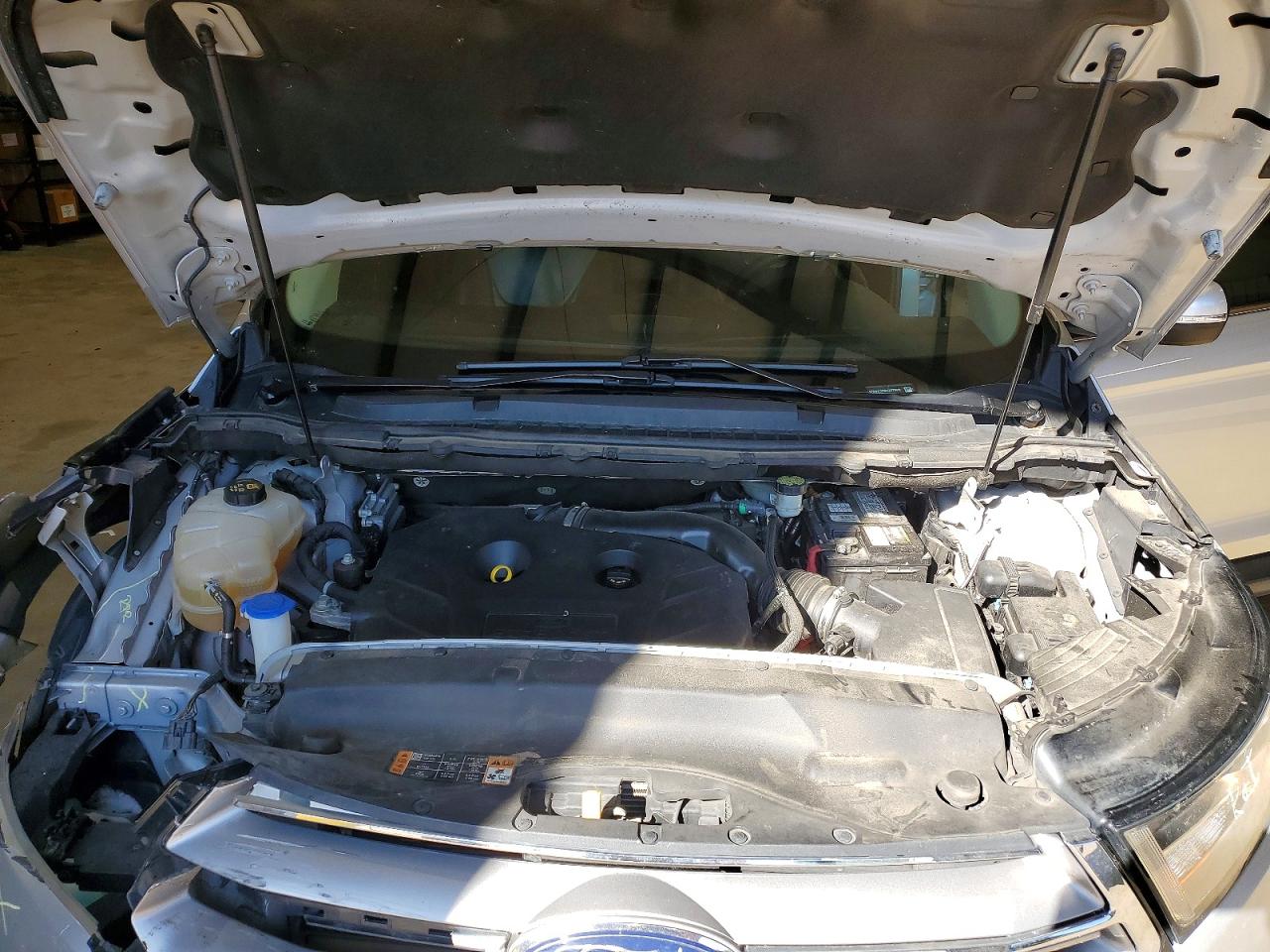 2017 Ford Edge Titanium Серебряный vin: 2FMPK3K92HBB75572