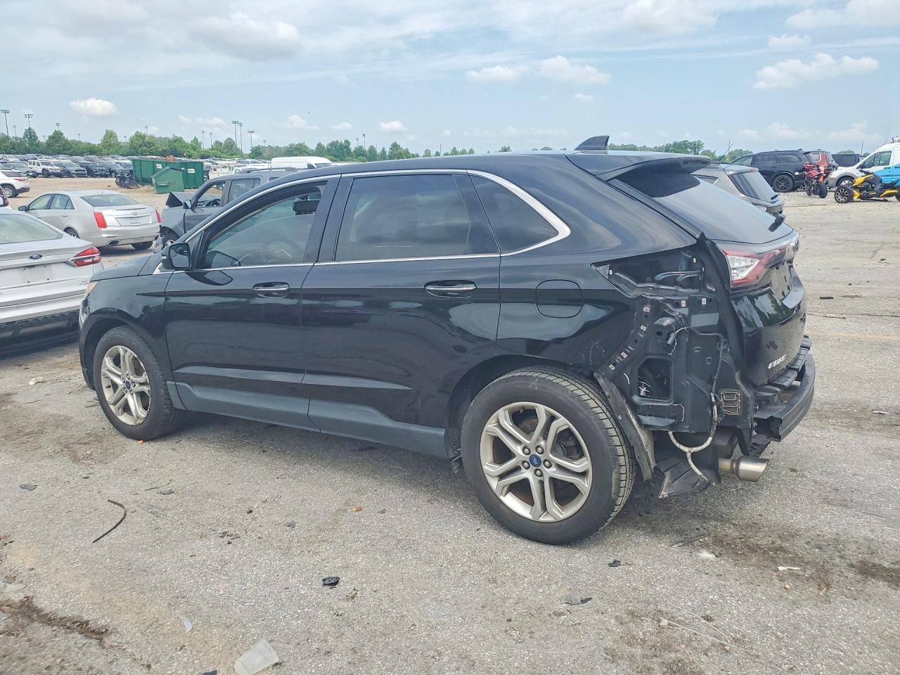 2018 Ford Edge Titanium Black vin: 2FMPK3K92JBB07116