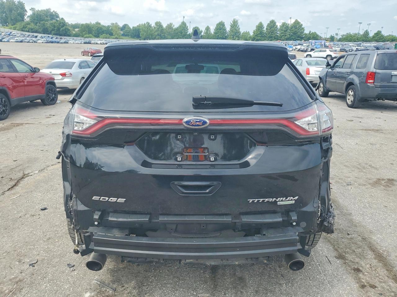 2018 Ford Edge Titanium Black vin: 2FMPK3K92JBB07116
