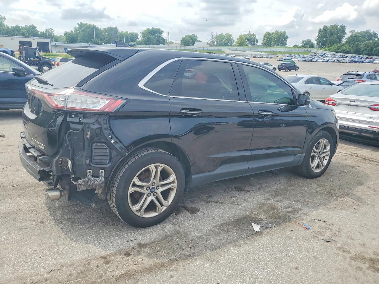 2018 Ford Edge Titanium Black vin: 2FMPK3K92JBB07116