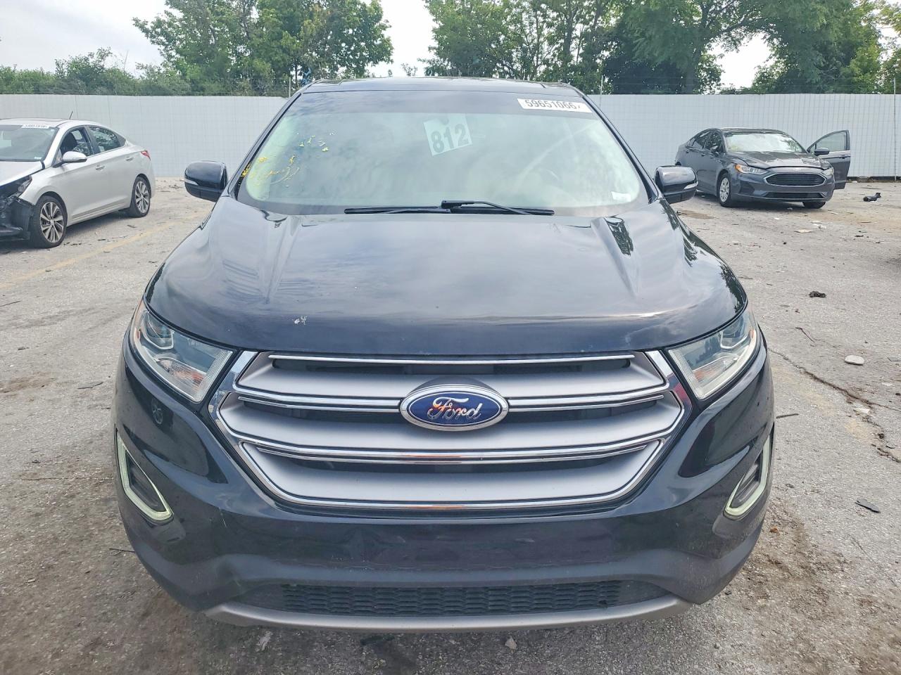 2018 Ford Edge Titanium Black vin: 2FMPK3K92JBB07116