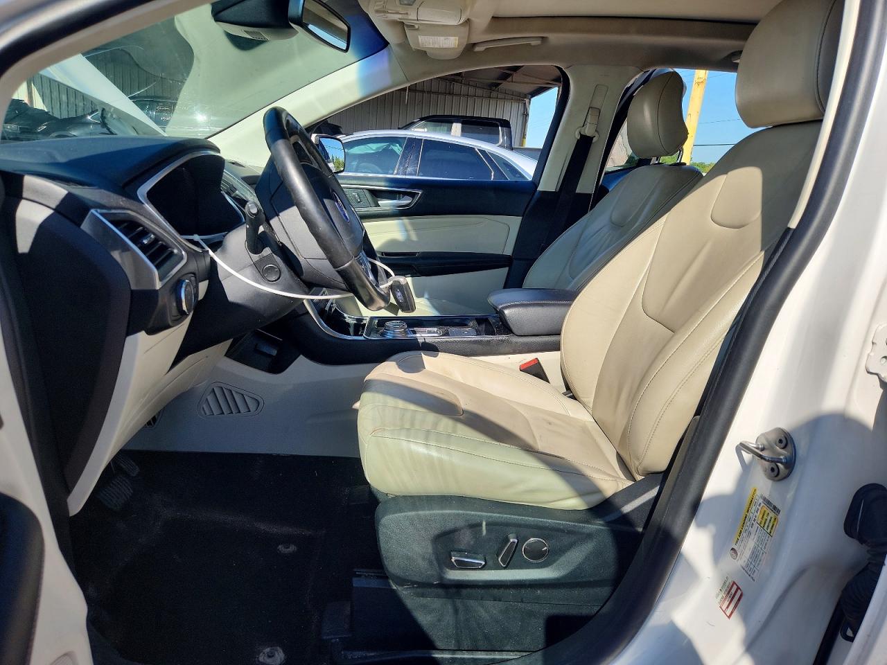 2019 Ford Edge Titanium White vin: 2FMPK3K93KBC68267