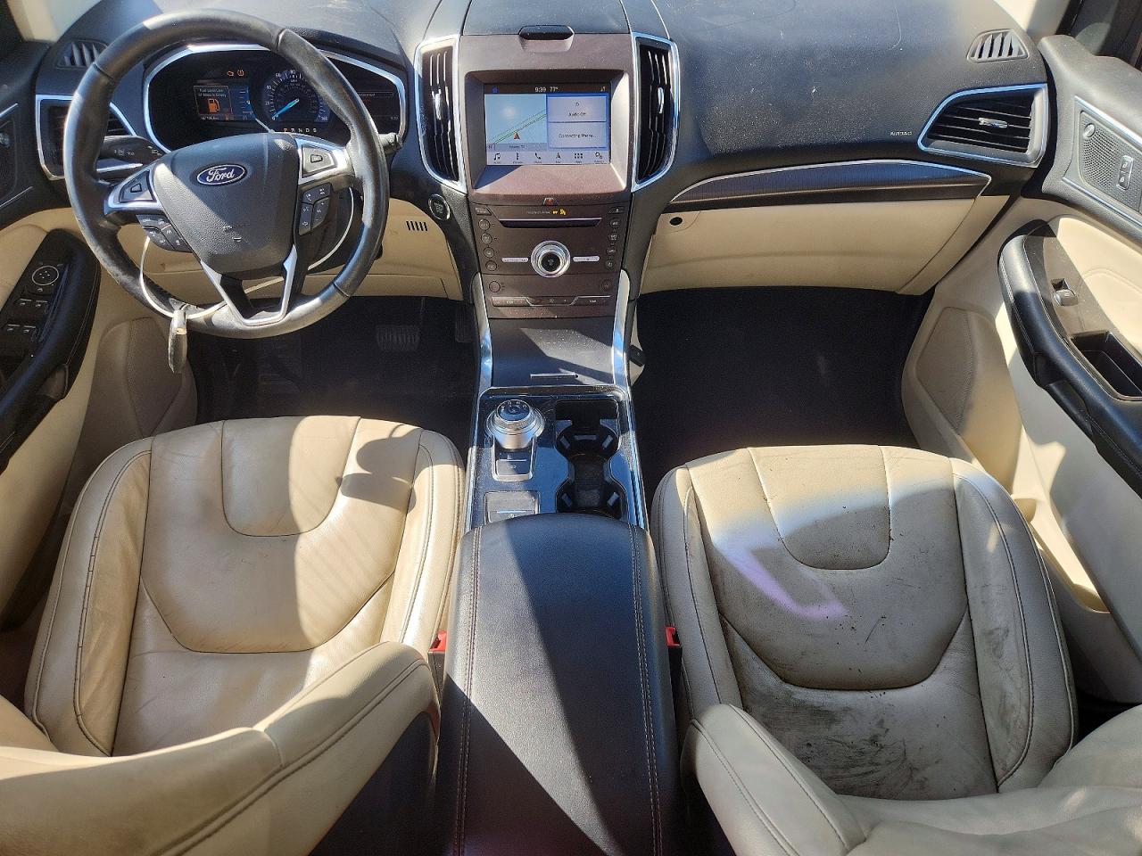 2019 Ford Edge Titanium White vin: 2FMPK3K93KBC68267