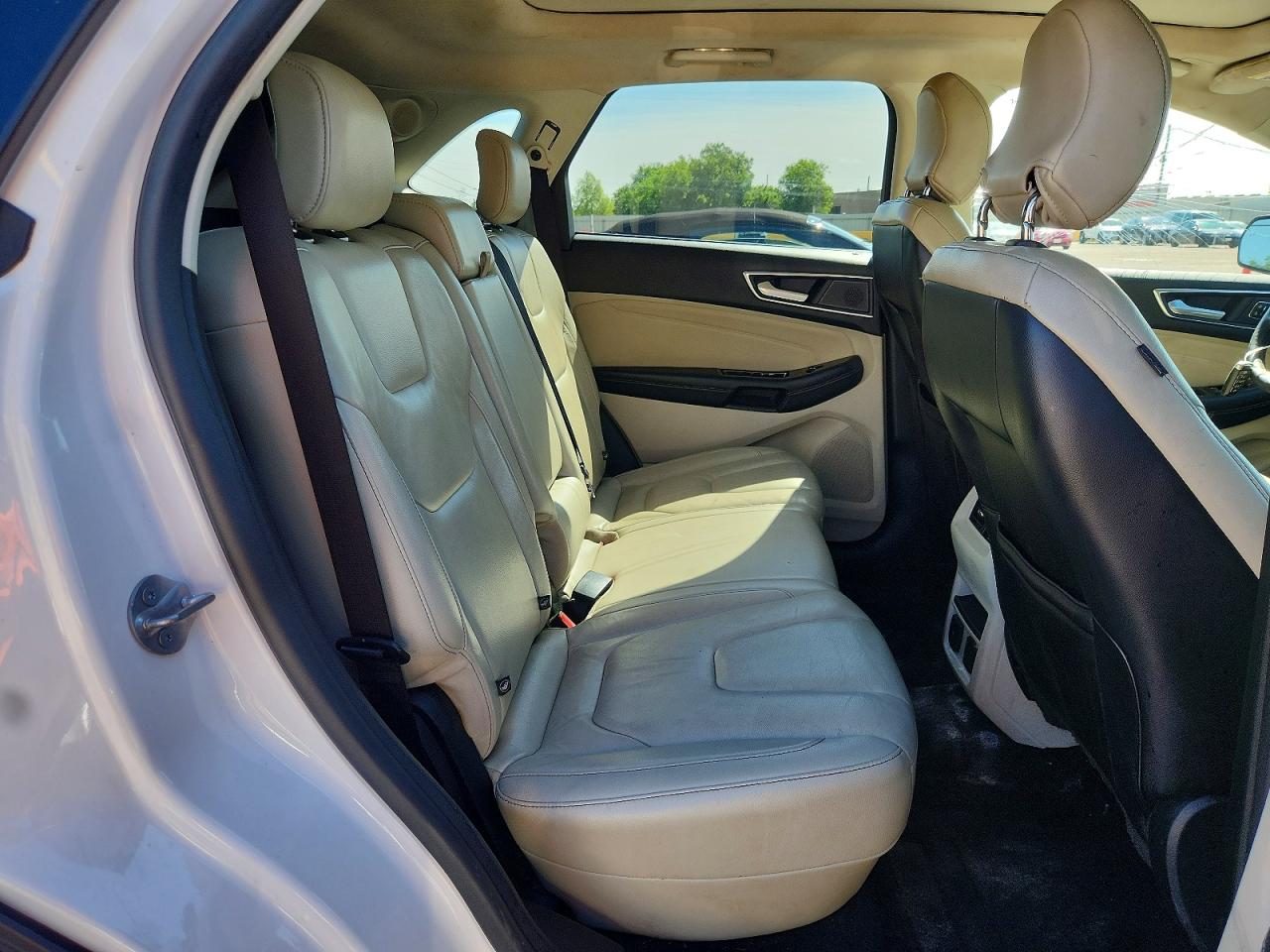 2019 Ford Edge Titanium White vin: 2FMPK3K93KBC68267