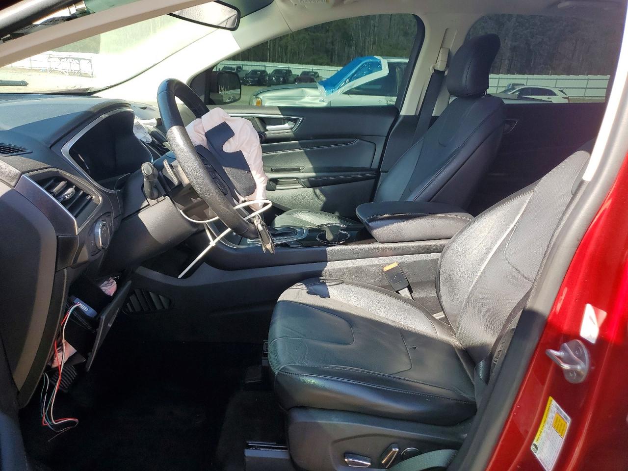 2016 Ford Edge Titanium Красный vin: 2FMPK3K94GBB81906
