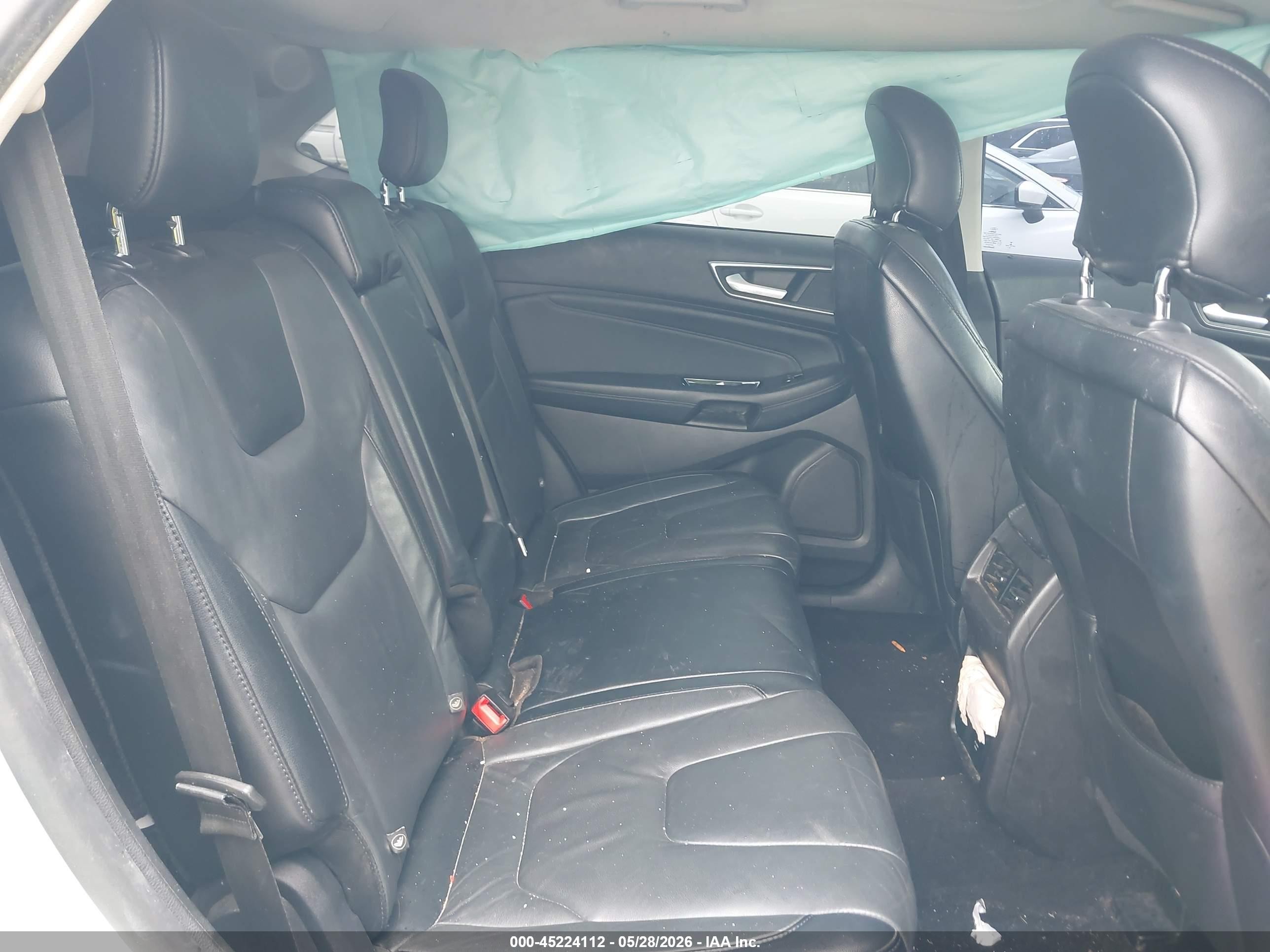 2017 Ford Edge Titanium Silver vin: 2FMPK3K94HBB19844