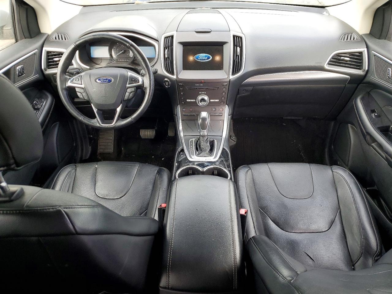2017 Ford Edge Titanium Silver vin: 2FMPK3K94HBB75394